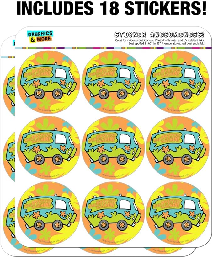 Scooby-Doo The Mystery Machine Planner Calendar Scrapbooking Crafting Stickers