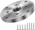 4" Steel Wood Lathe Faceplate,Faceplate for Wood Lathe,Lathe Face Plate Fit for 1" x 8TPI Spindle without Screwchuck