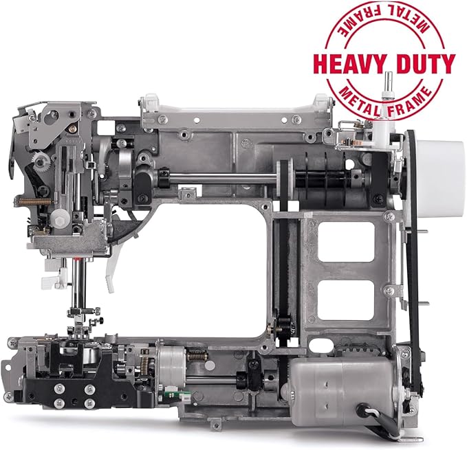 SINGER PRISMA Heavy Duty Sewing Machine With Accessory Kit | Bold Color Design, 50% More Power, 69 Stitch Applications, Full Metal Frame, High Speed, Quick Threading & Free Arm