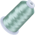 Simthread 5500Yds Embroidery Thread, 5000M High-Yardage 40WT 100% Polyester Thread – 170+ Vivid Colors, High-Speed Rated – Compatible with Brother, Singer, Janome & More - Sea Crest 542