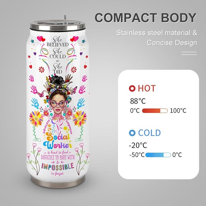 Social Worker Tumbler for Women, Social Workers Gifts for Office Decor 17oz Tumbler Mug, Appreciation Gifts for Social Works Practitioner, Birthday Graduation Gift Ideas for BSW MSW DSW