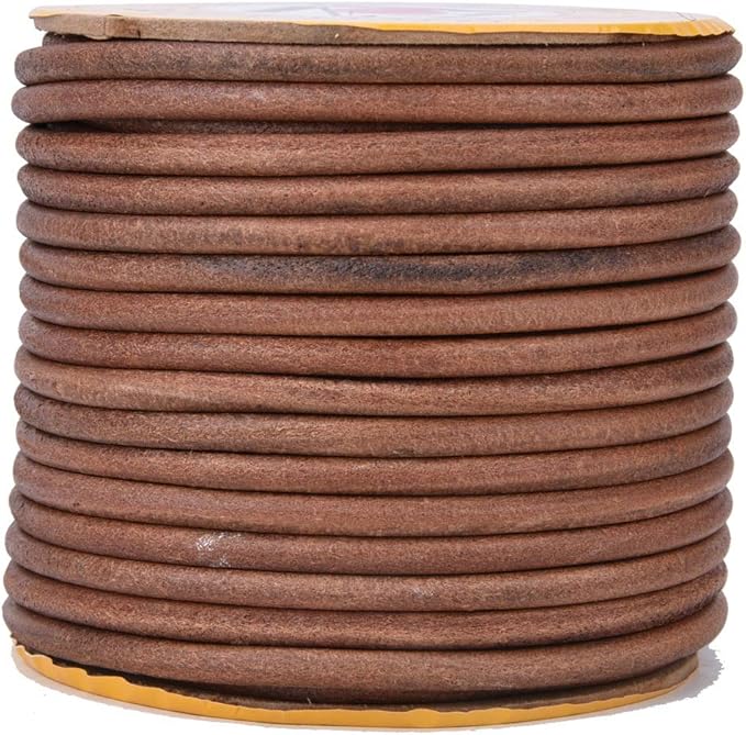 Sewing Machine Leather Belt Sewing Machine Cowhide Belting Multi Function Cowhide Belt Treadle Sewing Machine Belting(6mm)