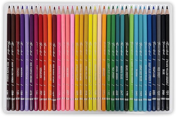 72 Premium Colored Pencils for Adult Coloring, Artist Soft Series Lead Cores with Vibrant Colors, Professional Oil Based Colored Pencils, Gift Box