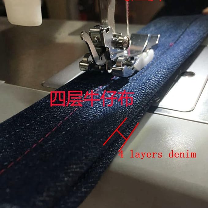 HONEYSEW Thick Material Walking Foot Snap On Gliding Foot for Toyota RS-2000 Singer Brother