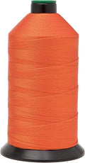 Extra Strong Bonded Nylon Thread #138 Tex135 – 16 OZ, 3000yds, Versatile Stitching Solution for Leather, Upholstery, Canvas Repair and More (Orange)