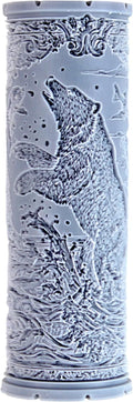 Bear Clay Texture Roller (4") - Freshwater Set #01 - Embossing Pattern Roller for Polymer & Ceramic Clay, Pottery & Crafts