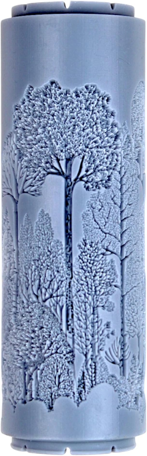 Woodland Silhouette Grove Clay Texture Roller (4") - Seamless Meadow Set #01 - Embossing Pattern Roller for Polymer & Ceramic Clay, Pottery & Crafts