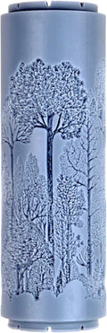 Woodland Silhouette Grove Clay Texture Roller (4") - Seamless Meadow Set #01 - Embossing Pattern Roller for Polymer & Ceramic Clay, Pottery & Crafts