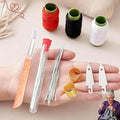 34PCS Big Eye Steel Sewing Needles Kit, Steel Needle Sewing Kit, Stainless Steel Sewing Needles, Steels Needles for Hand Sewing, Portable DIY Handcraft Set, Suitable for Handicraft Enthusiasts