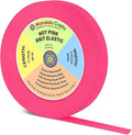 Mandala Crafts Wide 3/8 Inch Hot Pink Elastic Bands Spool for Pants Waistbands Sewing and DIY Crafts, 71 YD Stretchy Flat Fabric Strap Knit Elastic Band for Wig