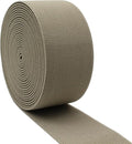 Dortrue 2 Inch 5 Yards Grey Sewing Elastic Band Heavy Stretch High Elasticity Elastic Spool for Sewing Pants Waistband, Straps, Craft DIY Projects