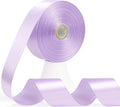 60 Yards Light Purple Satin Ribbon 1-1/2 Inch, Solid Polyester Fabric Ribbon for Gift Wrapping, Crafts, Flower Bouquet, Wedding, Baby Shower, Easter, Christmas