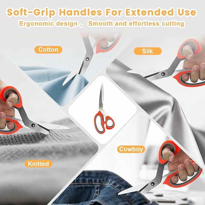 HYHJMISTY Sewing Kit for Adults, 50 Color Sewing Thread Kit, 295PCS Sewing Accessories with Ergonomic Scissors, Portable Professional Mending Essentials for Travel, Home, Beginners