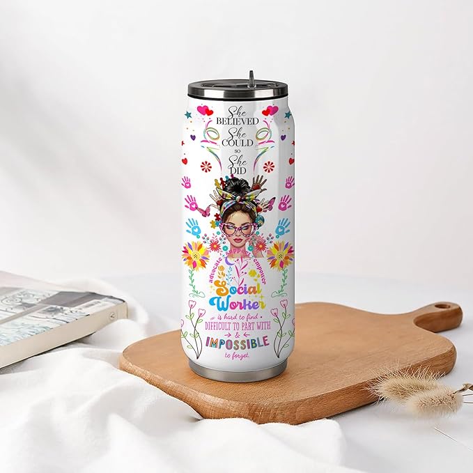 Social Worker Tumbler for Women, Social Workers Gifts for Office Decor 17oz Tumbler Mug, Appreciation Gifts for Social Works Practitioner, Birthday Graduation Gift Ideas for BSW MSW DSW
