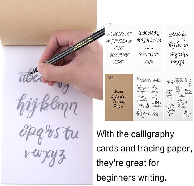 Calligraphy Pens Set, 22 Pack Hand Lettering Pens Kit, Calligraphy Markers with for Beginners Writing, Journaling, Signature, Art Drawing, Illustrations, Card Making, Design