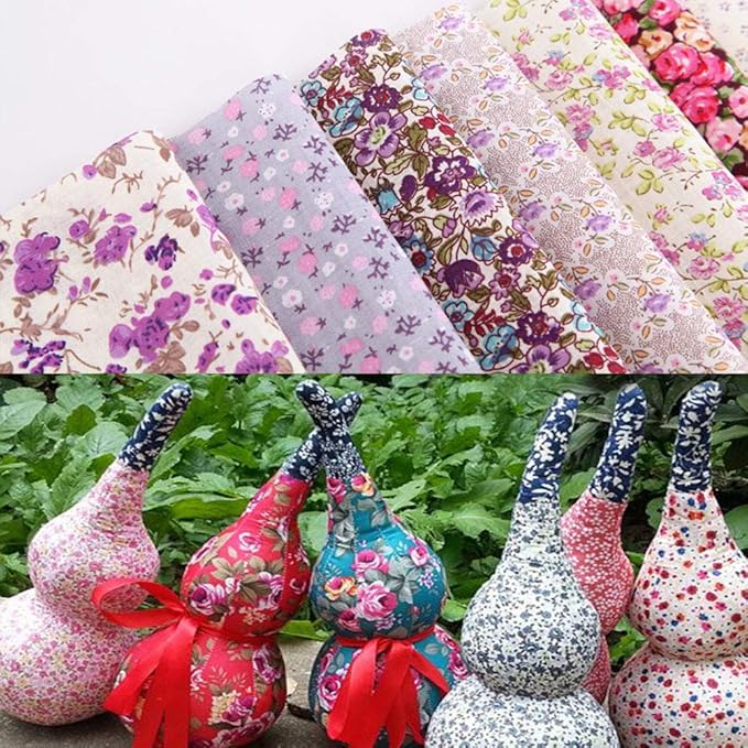 Colored Craft Felt Fabric Patchwork Cotton Sheets 50 Pieces 20 x 20cm,Assorted Color Stiff Sewing Material Squares Nonwoven Patchwork Sewing DIY Craft Polyester Patterned Felt Fabric Sheets