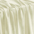 KKJIAF Ivory Stretch Velvet Fabric 60 Inch Wide, 1 Yard Soft Stretchy Fabric for Sewing Clothes, Apparel, Costume, Crafts - 90% Polyester 10% Spandex