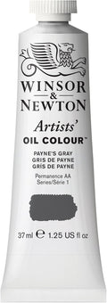 Winsor & Newton Artists' Oil Color, 37ml (1.25 oz) Tube, Payne's Gray