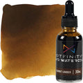 Liquid Watercolor Paint 30 ml Bottle, Burnt Umber - Vibrant Dye-Based Liquid Watercolor w/Glass Pipette, Fast-Drying, Fine Art Paint for Calligraphy, Airbrushing & Traditional Art