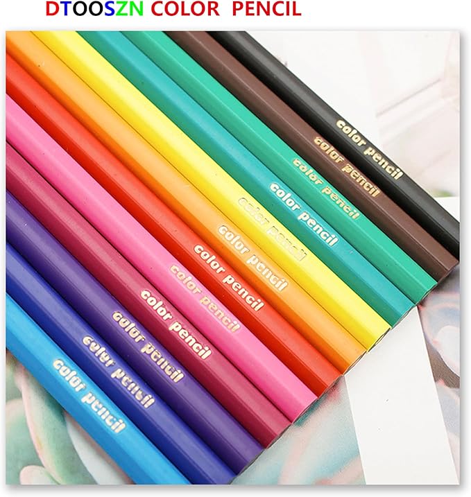 72 Count Colored Pencils, 6 Pack Bulk 12 Assorted Colors, Pre-sharpened Coloring Pencil for Kids, Teachers Essential Classroom Prizes, Ideal Back to School Supplies