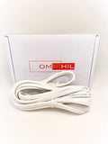 [UL Listed] OMNIHIL White 10FT Long AC Power Cord Compatible with Brother CS6000i Sewing & Quilting Machine