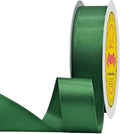 Forest Green Double Face Satin Ribbon 1 inch X 50 Yards Spool Bright Colors Very Suitable for Weddings Gift Package Wrapping Dancer Wand Sewing Party Hair Bow Invitation Decorations and More