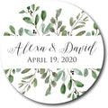 Olive Branch Wedding Stickers