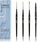 Professional Watercolor Sable, Squirrel Hair Paint Brushes, Mop Round Tip Detail Paintbrush Set for Oil Painting, Gouache, Detailing, Acrylic