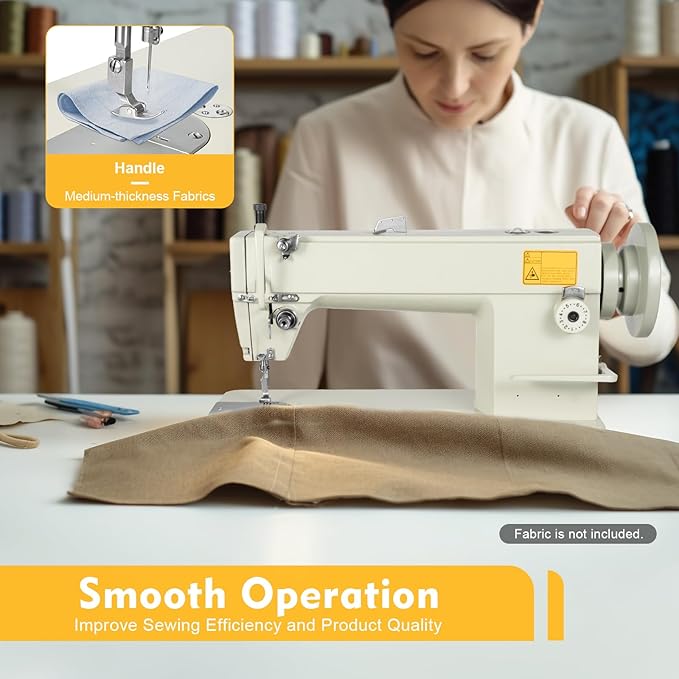 Industrial Leather Sewing Machine, Heavy Duty, 3000 S.P.M., for Thick Materials, Large, Style04-Model SM-6-9