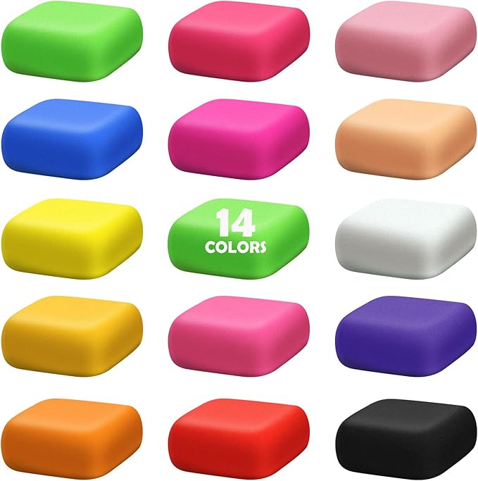 Air Dry Clay 14 Colors, Modeling Clay for Kids, DIY Molding Magic Clay, Gift for Kids Boys Girls