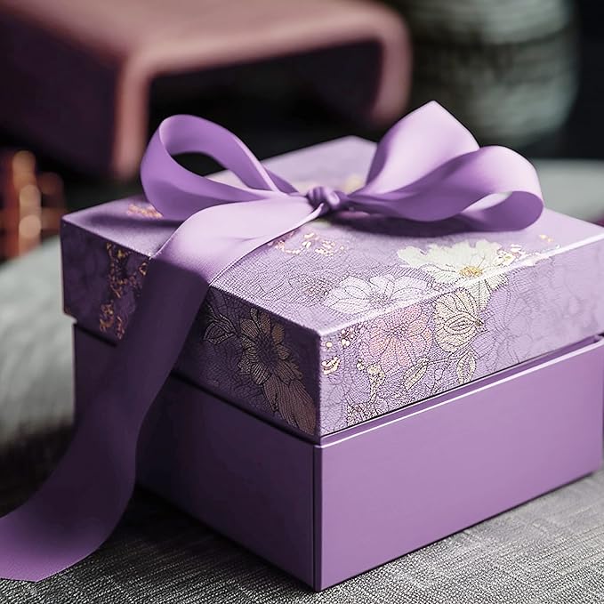 LIUYAXI Light Purple Double Faced Satin Ribbon, 1/8" X Continuous 100 Yards, Thin Ribbons Perfect for Gift Wrapping Wedding Invitation Card Hair Bows Tag Floral Arrangement DIY Craft