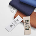 callie Personalized Sewing Label Tags, Custom Fabric Labels for Handmade Items, Crafts, Clothing, Knitting, Crocheting, Quilt, 50 pcs-200 pcs