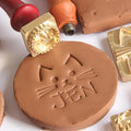 Custom Logo Clay Stamp for Pottery – Letter Stamps & Polymer Clay Tools, Pottery Stamps for Clay, Ceramic & Clay Tools for DIY Crafting (1inche)