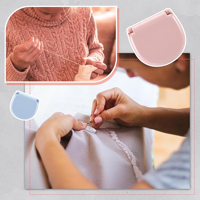 Yuxung 100 Pieces Mini Travel Sewing Kit Basic Portable Emergency Sewing Repair Kit in Bulk with Threads Scissors Needles for Beginner Traveler Hotel Charity Homeless