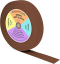 Mandala Crafts Wide 2 Inch Brown Elastic Bands Spool for Pants Waistbands Sewing and DIY Crafts, 25 YD Stretchy Flat Fabric Strap Knit Elastic Band for Wig