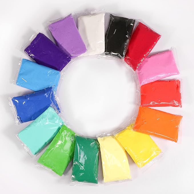Air Dry Clay, 36 Colors Modeling Clay Kit with 3 Sculpting Tools, Magic Foam Clay for Kids and Adults, DIY Molding Clay Gift for Boys and Girls