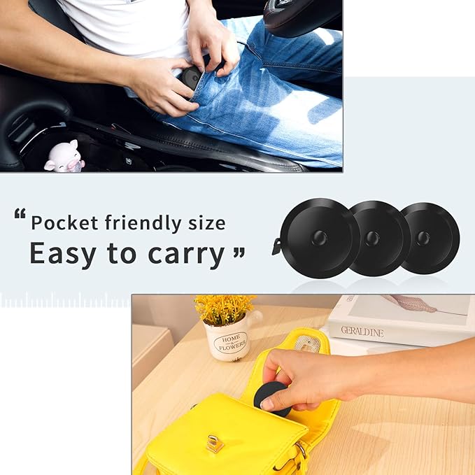 DiCUNO 60-Inch 1.5 Meter Soft and Retractable Measuring Tape,Pocket,Body Tailor Sewing Craft Cloth Dieting Tape Measure (3 Pcs of Black)