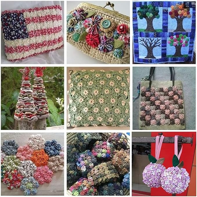 50Pcs 4" x 4" Cotton Craft Fabric Vintage Cotton Fabric Bundle Printed Floral Patchwork Plain Cloth Floral Precut Fabrics for DIY Art Sewing Quilting Scrapbooking (Pink)