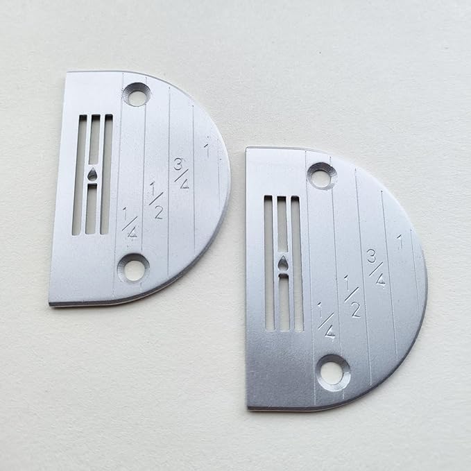 2PCS #147150LGW Industrial Sewing Machine Needle Plate Compatible with JUKI Brother Singer Single Needle Sewing Machines