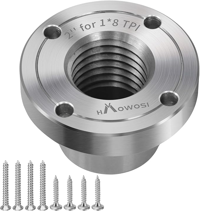 2" Steel Wood Lathe Faceplate,Faceplate for Wood Lathe,Lathe Face Plate Fit for 1" x 8TPI Spindle without Screwchuck