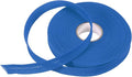 MECCANIXITY 3/4 Inch Single Fold Bias Tape Polyester Continuous Bulk Bias Tape for Sewing, Seaming Quilting Hemming Binding Crafts (Bright Blue 25 Yards)