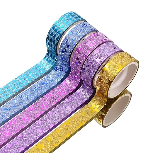 30 Rolls Washi Masking Tape Set,Decorative Craft Tape Collection for DIY and Gift Wrapping with Colorful Designs and Patterns