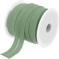 MECCANIXITY 3/4 Inch Single Fold Bias Tape Cotton Continuous Bulk Bias Tape for Sewing, Seaming Quilting Hemming Binding Crafts (Light Green 25 Yards)