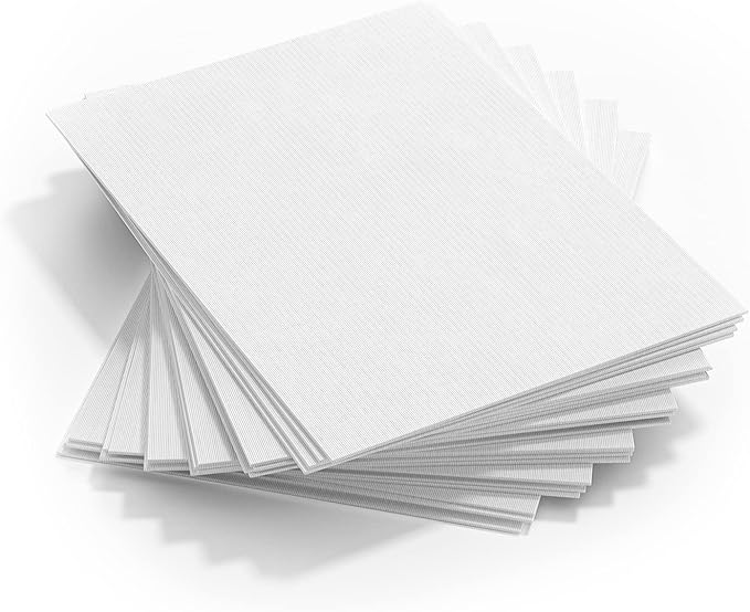 GOTIDEAL Canvases for Painting, 5x7 inch of 24, Professional Primed White Blank Flat Canvas Panels- 100% Cotton Artist Canvas Boards for Acrylics Painting, Oil Watercolor Tempera