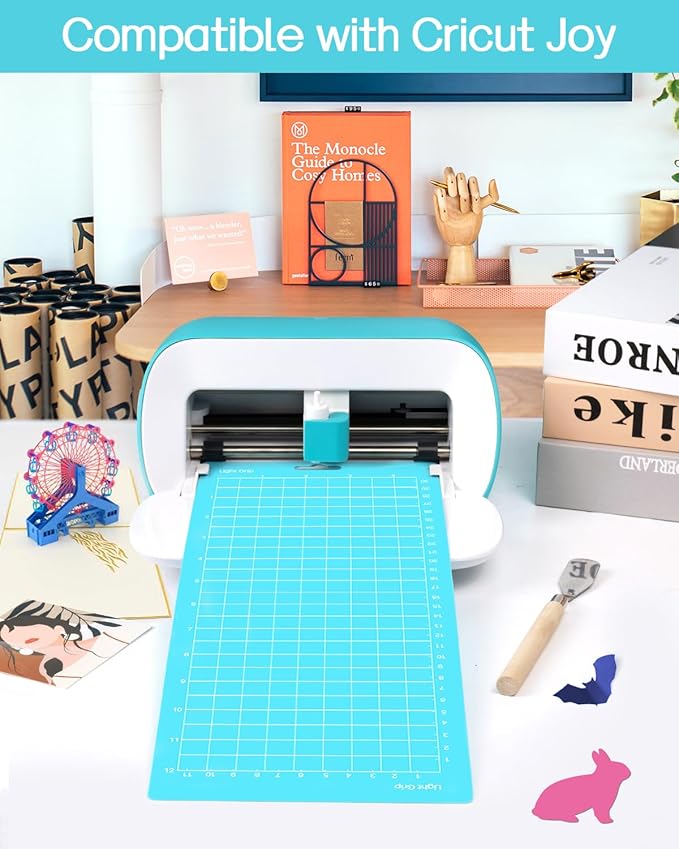 Gwybkq Cutting Mat, Compatible With Cricut Joy 8 Packs (4.5x6.5In,4.5x12In) Accessories (Standardgrip,Light)