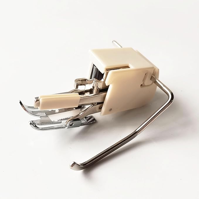 HONEYSEW Even Feed Walking Foot with Quilting Guide Sewing Machine Presser Foot (5mm) 214875014 for Brother Singer Janome