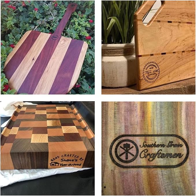 Custom Wood Branding Iron,Personalized Leather Stamp for Party Wedding Bread Making Wood
