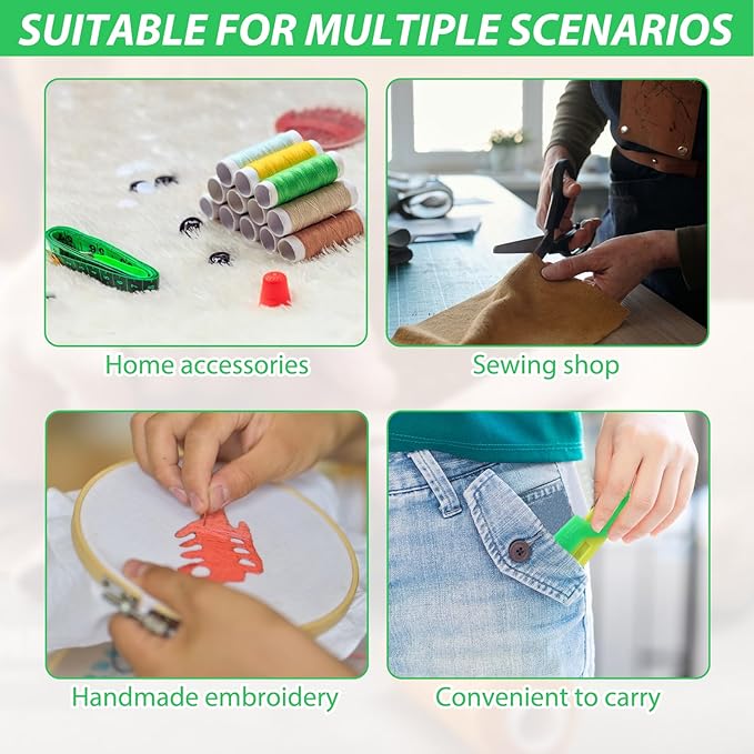 24 Pcs Automatic Needle Threaders for Hand Sewing,Quick Sewing Machine Needle Threaders Tool for Craft Embroidery,Cross Stitch Knitting
