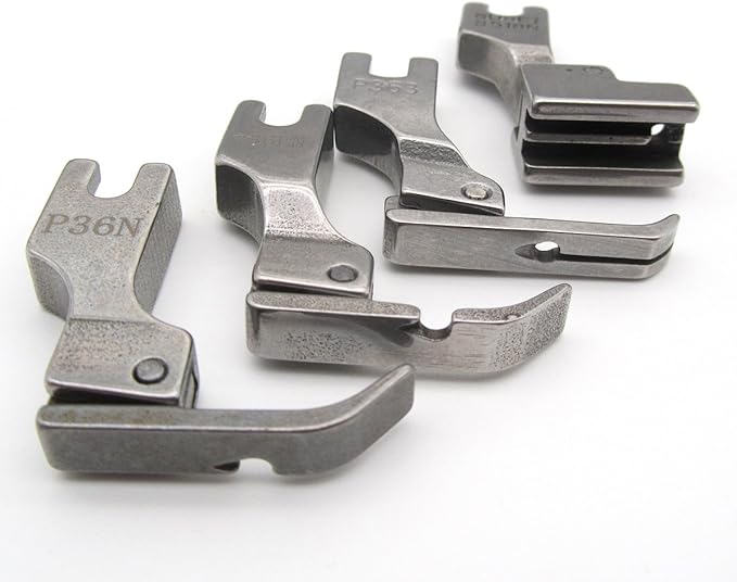 ckpsms KUNPENG - #P36N+P36LN+P363+S518N 1SET 4PCS Different Zipper Presser FEET FIT for Industrial Single Sewing Machines
