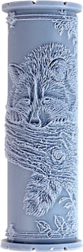 Raccoon Clay Texture Roller (4") - Forest Set #01 - Embossing Pattern Roller for Polymer & Ceramic Clay, Pottery & Crafts